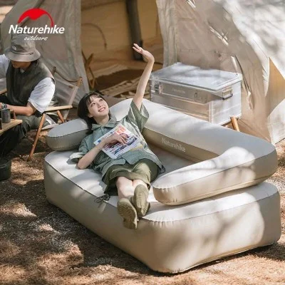 Naturehike SF01 Multifunctional inflatable Double Sofa -Summer Sand(165*95*65)